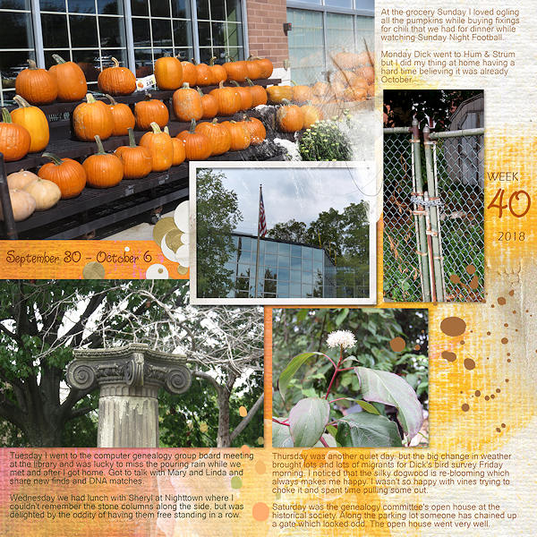 Week 40 - October Pumpkins