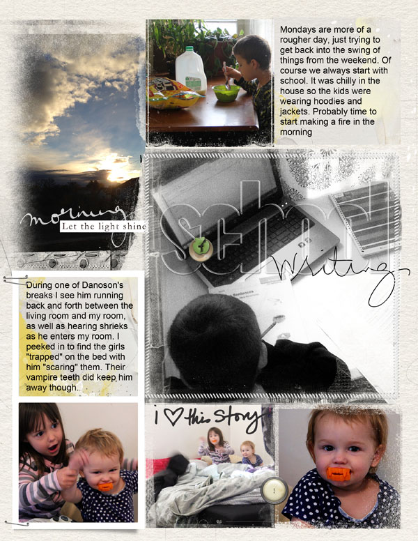 Week in the Life | Monday | Page 1