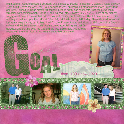 Weight Goal (ADSR2 challenge #4)
