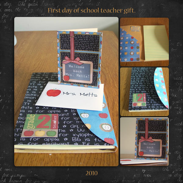 Welcome back teacher gift