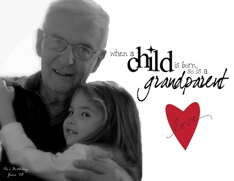 when a child is born so is a grandparent