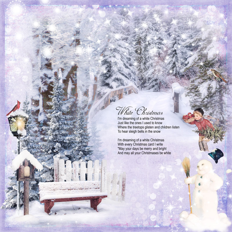 Dreaming of a white Christmas and loving my winter white Christmas  decorations - Songbird