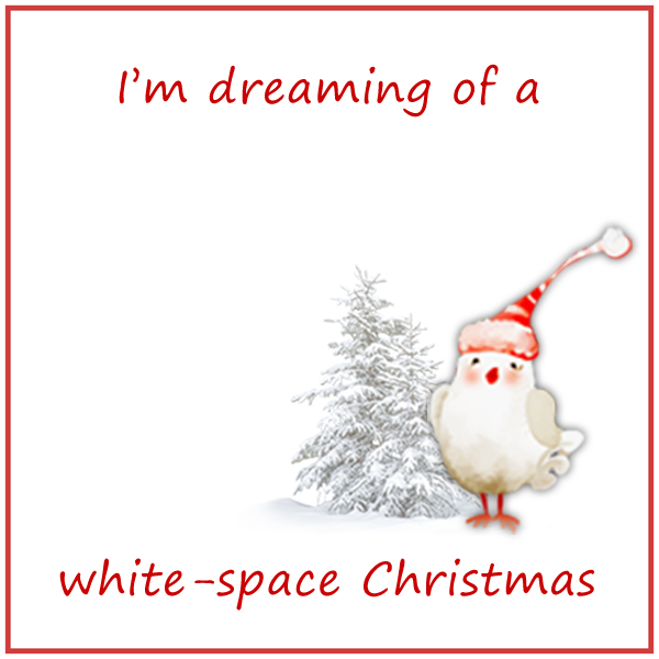 white space Christmas avatar