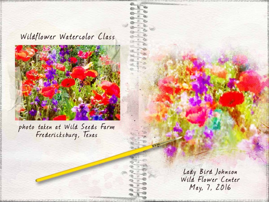 Wildflower Watercolor Class