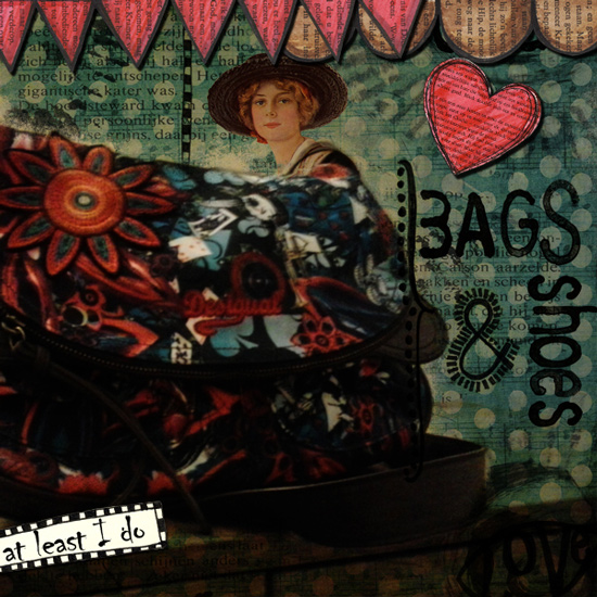 womens {heart] bags and shoes