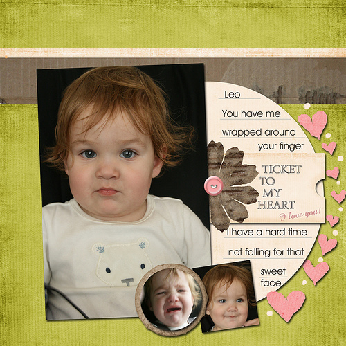 Wrapped around my finger layout