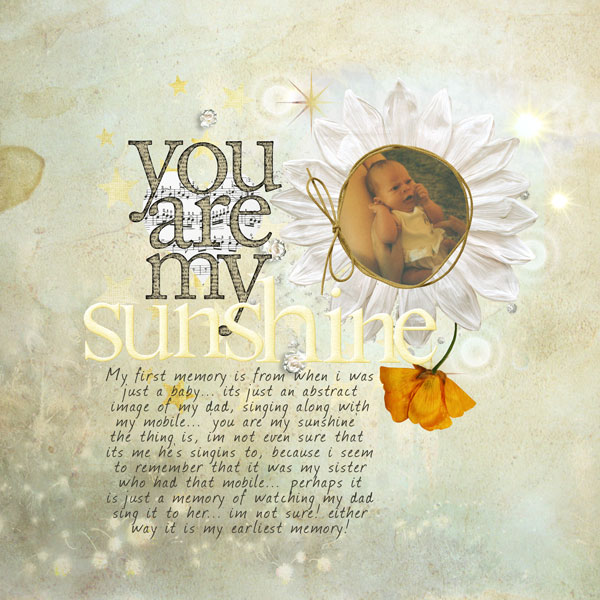 You are my sunshine