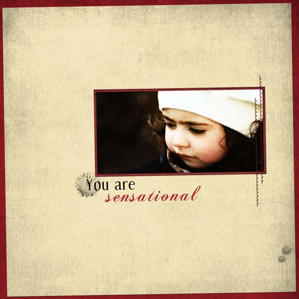 You are sensational