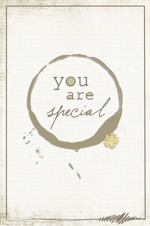 you are special - card