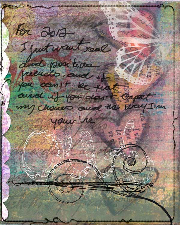 You're out Journal Page