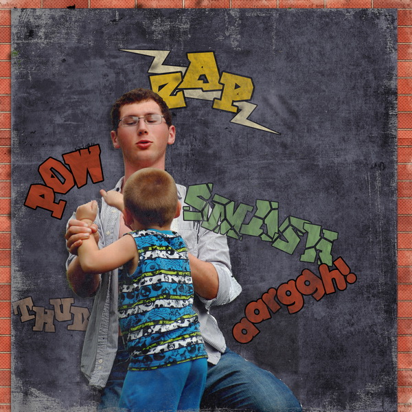 zap pow thud