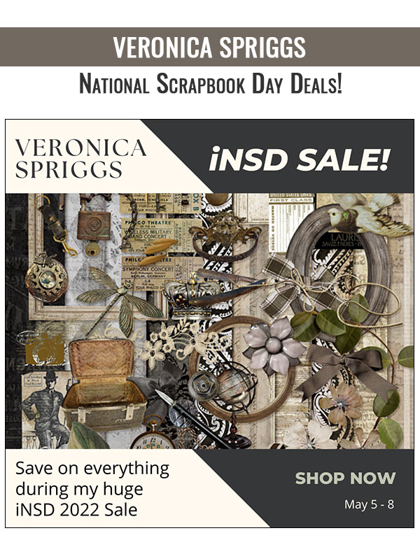 iNSD Digital Scrapbook Store Sale 2022 by Veronica Spriggs