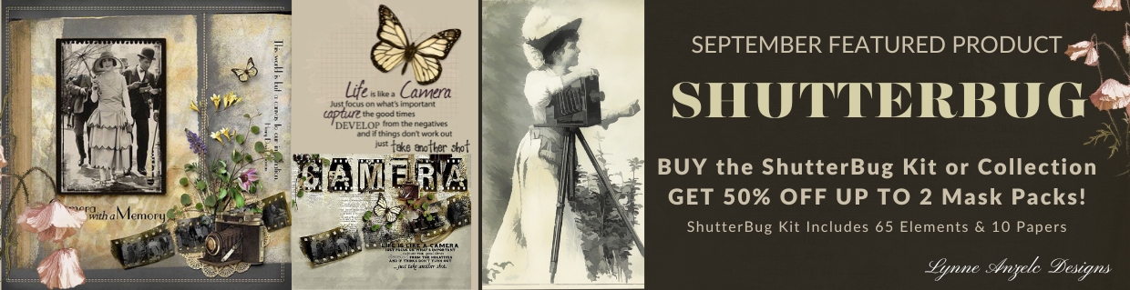 ShutterBug Digital Art Collection Special Offer by Lynne Anzelc Desigsns
