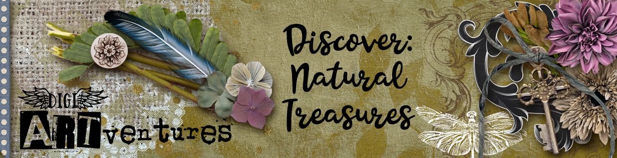 Discover: Natural Treasures by Digi ARTvenrures at Oscraps.com