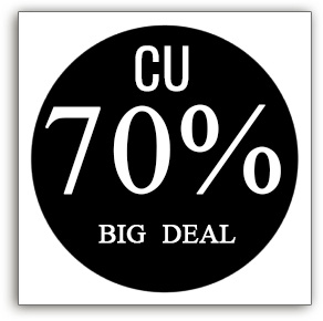 CU 70% OFF