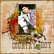 "Country Boy" #digitalscrapbooking layout by AFT Designs - Amanda Fraijo-Tobin