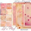 Digital Scrapbook Background Papers Let's Play Bundle by Vicki Stegall Designs 1