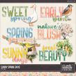 Sunny Spring Days Digital Scrapbook Titles by Aimee Harrison