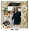 Shabby Wedding by CRK - Layout by CRK | Oscraps