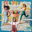 Color Me Happy {Collection} by Mixed Media by Erin example art by Josie