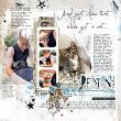 Digital scrapbook layout by Olga using 'Made For This' collection