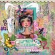 Finding My Happy Place {Page Kit} by Joyful Heart Designs and Mixed Media by Erin example art by Cindy