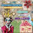 Finding My Happy Place {Papers} by Joyful Heart Designs and Mixed Media by Erin example art by Cherylndesigns