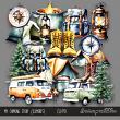 My camping story Digital Scrapbook Elements Preview by Sarapullka Scraps