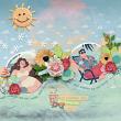 Summer Hangout {Collection Bundle} by Mixed Media by Erin example art by Josie