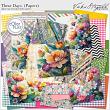 These Days Digital Scrapbook Papers by Vicki Stegall