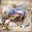 Wild West Collection Digital Scrapbook Page Pat 04