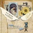 Pins & Needles Digital Scrapbook Layout Judy 02