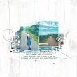 Digital Scrapbook layout by Rachel Jefferies using "High Tide" collection