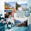 Digital Scrapbook layout by Zinzilah using "High Tide" collection