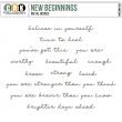 New Beginnings Metal Words by CRK | Oscraps