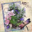 Abstract Nature Digital Scrapbook Page Pat 01