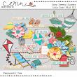 Easy Breezy Summer {Lazy Days Mini Kit} by Mixed Media by Erin Elements