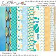 Easy Breezy Summer {Ocean Breeze Mini Kit} by Mixed Media by Erin Paper