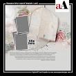 Digital Scrapbooking Page Template Romance Artsy Layered Template