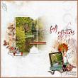 Digital scrapbook layout by cfile using Deciduus Collection