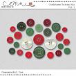 2024 Christmas CU Grab Bag By Mixed Media by Erin Christmas Button Mix Vol. 1