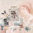 Digital Scrapbook layout by Lynn Grieveson using 'The Past is Another Country' collection