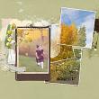 Nature Digital Scrapbook Layout