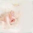 newborn baby digital scrapbook layout