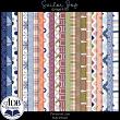 Sailor Boy Digital Scrapbook Page Kit Papers Preview by ADB Designs