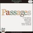 Passages Digital Scrapbook Alphas Preview by ADB Designs