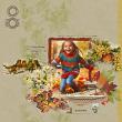 Autumn Love Digital Scrapbooking Kit by Vicki Robinson Layout by Jeannette