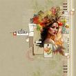 Autumn Love Digital Scrapbooking Kit by Vicki Robinson Layout by Margje