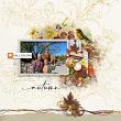 Autumn Love Digital Scrapbooking Kit by Vicki Robinson Layout 2 by Evelyn