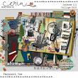 Science 101 {Collage Bits} by Mixed Media by Erin dimensional